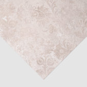 Ivory en White  Damask Tissuepapier (Detail)