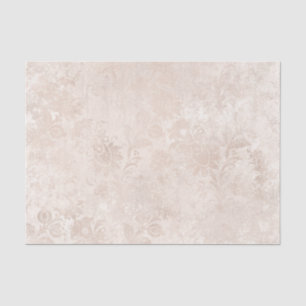 Ivory en White Damask Tissuepapier