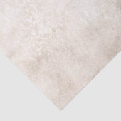 Ivory en White Damask Tissuepapier (Detail)