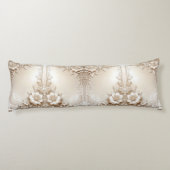 Ivory Flowers Body Pillow Lichaamskussen (Achterkant)
