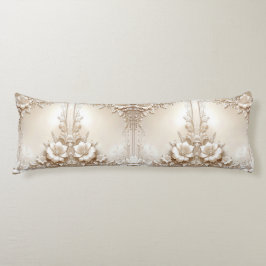 Ivory Flowers Body Pillow Lichaamskussen