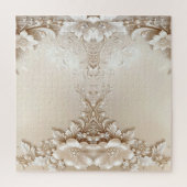 Ivory Flowers Jigsaw Puzzle (Vertical)
