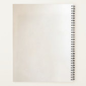 Ivory Flowers Planner (Achterkant)