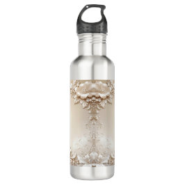 Ivory Flowers Water Bottle Waterfles