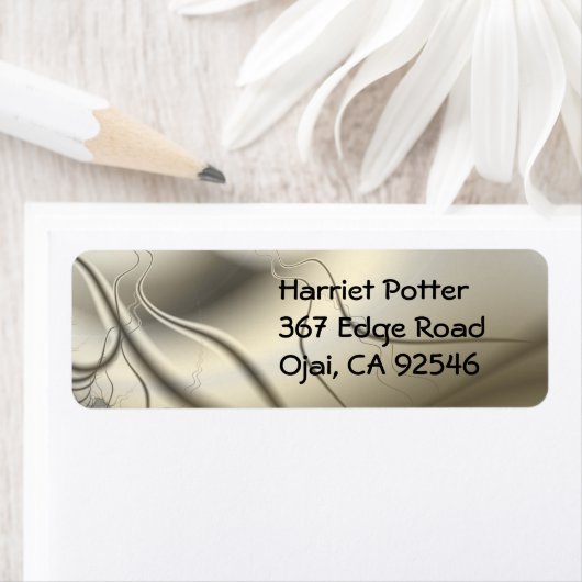 Ivory Fractal Art Etiket (Insitu)