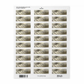 Ivory Fractal Art Etiket (Full Sheet)