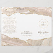 Ivory gold agate brochure (Voorkant)