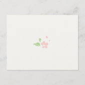 Ivory & Green | Floral Rose Wedding RSVP (Dos)