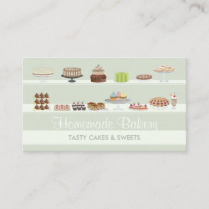 Ivory Green Tasty Bakery Cakes Sweets Snoep Shop Visitekaartje
