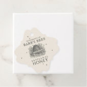 Ivory Honey Label (Fancy vierkant  kep bijen) (In situ)