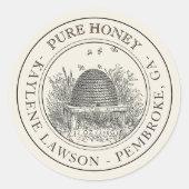Ivory Honey Label met SkepP (Voorkant)