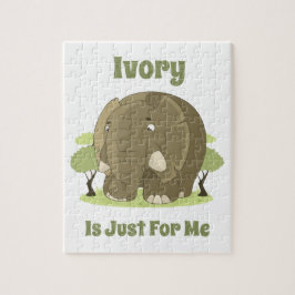 Ivory is alleen maar voor mij. legpuzzel