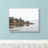 Ivory Island Lightstation Canvas Afdruk (Insitu (Houten vloer))