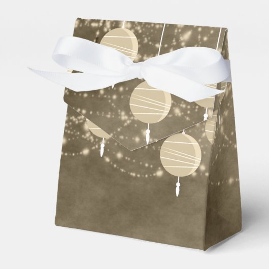 Ivory Lantern Bedankdoosjes (Voorkant Zijde)