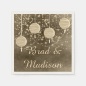 Ivory Lantern Servetten (Voorkant)