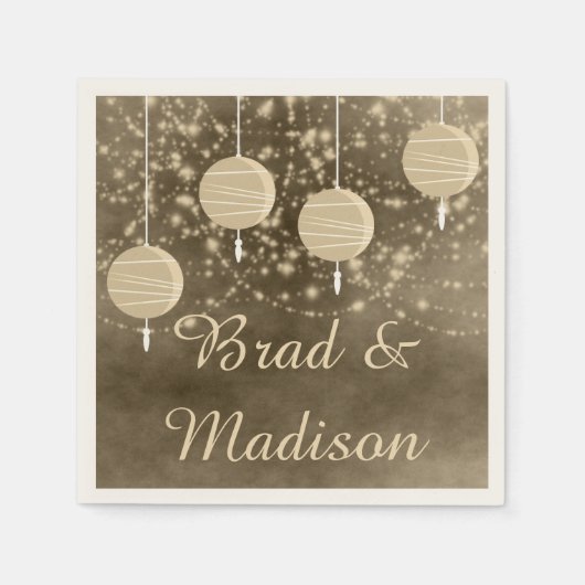 Ivory Lantern Servetten (Voorkant)