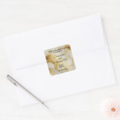 Ivory marble and gold foil dropper bottle label (Envelop)