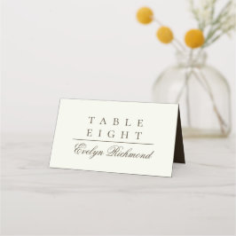 Ivory Minimalist Coffee Script Folded Wedding