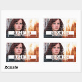 Ivory Modern cut out Afstudeerder Stickers (Vel)