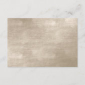 Ivory Navy Blue Lace Wedding Hotel Accomodation Informatiekaartje (Achterkant)