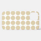 Ivory Neutrale Stippen Case-Mate iPhone Case (Achterkant (horizontaal))