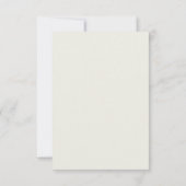 Ivory Nouveau Éventail Save The Date (Dos)