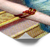 IVORY ON FLOWERS (midden XIX-eeuw) Poster (Hoek)