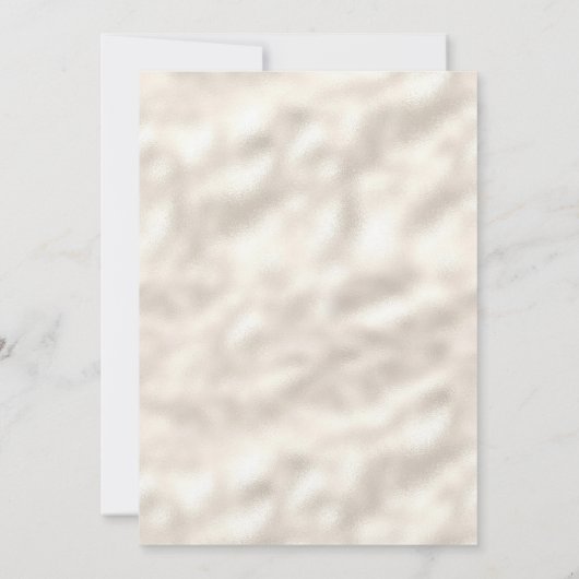 Ivory Palm Pampas Cinnamon Rozen Weddenschap Kaart (Achterkant)