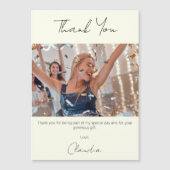 Ivory photo merci carte magnétique (Devant)