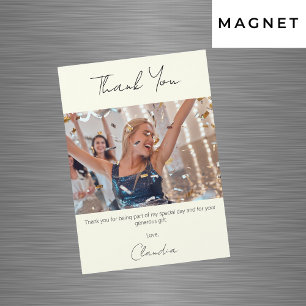 Ivory photo merci carte magnétique