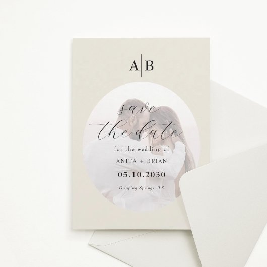 Ivory Photo Wedding Save The Date