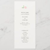 Ivory | Programme de mariage floral Chic Blush (Devant)