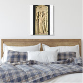 Ivory relief tablet canvas afdruk (Insitu (Slaapkamer))