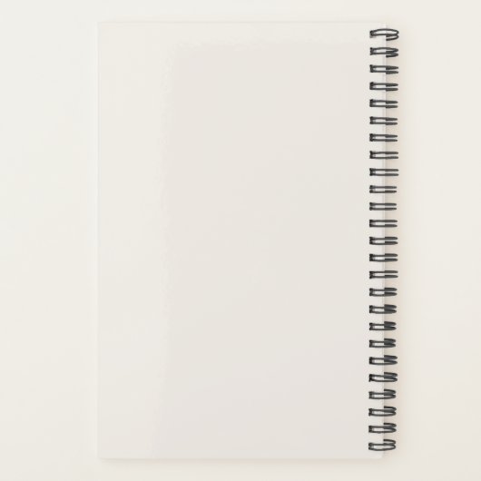 Ivory Ronde Custom Logo business branded Planner (Achterkant)