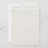 Ivory Rustic Burlap & Linen Wedding Invitations (Dos)