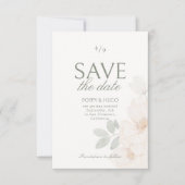Ivory & Sage | Carte de Faire-Part de Mariage Flor (Devant)