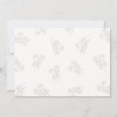 Ivory & Sand | Chic Floral Wedding Save the Date (Dos)