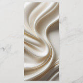 Ivory satin elegance wedding menu (Achterkant)