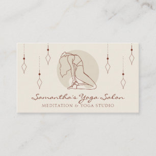 Ivory Secret Geometry Instructor Gym Pilates Yoga Visitekaartje