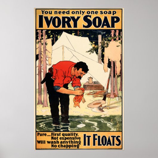 IVORY SOAP U hebt slechts één  advertentie nodig Poster (Voorkant)