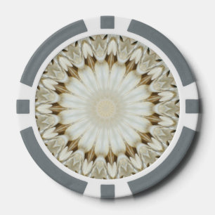 Ivory Starburst Pokerchips