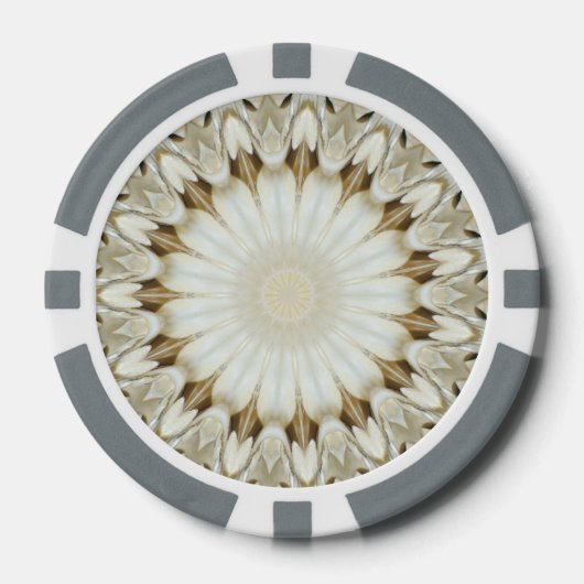 Ivory Starburst Pokerchips (Voorkant)