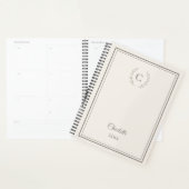 Ivory taupe Monogram Personalized Quiet Luxury (Devant avec enveloppe)