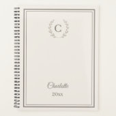 Ivory taupe Monogram Personalized Quiet Luxury (Devant)