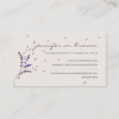 Ivory van de eerste persing visitekaartje (Achterkant)