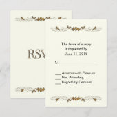 Ivory Vine RSVP (Devant / Derrière)