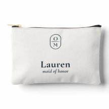 Ivory | Wedding Monogram Bridesmaid Gift 