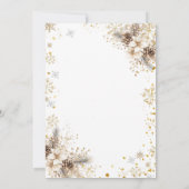 Ivory White Cocktails and Cookies Party Invitation (Dos)