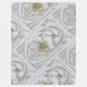 Ivory white fleece deken (Voorkant)