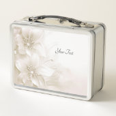 Ivory White Flowers Lunchbox (Dos)